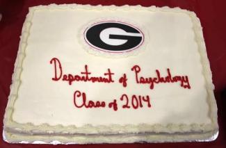 Picture of cake for 2014 Psychology graduates