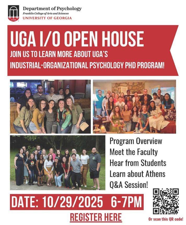 IO Open House Flyer. October 29th from 6 to 7 PM. Click this photo to register.