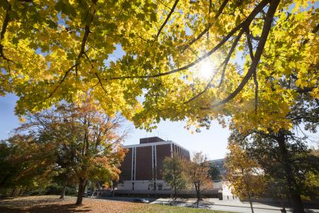 UGA Psychology building facing Baldwin Street